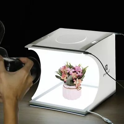 Portable Mini Photo Studio Lightbox 22Cm Product Photography Shooting Light Kit • $23.99