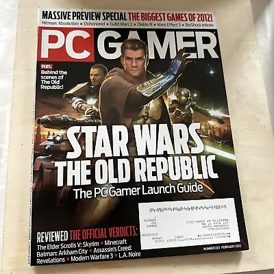 Pc Gamer Magazine February 2012 Star Wars Old Republic  • $9.99