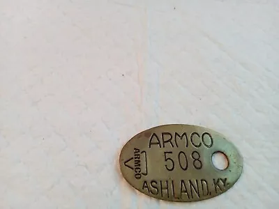 Vintage Armco Steel Ashland Ky Employee Id Badge • $40