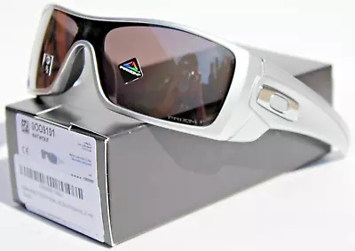 OAKLEY Batwolf POLARIZED Sunglasses X Silver/Prizm Black NEW OO9101-6927 RARE • $179.95