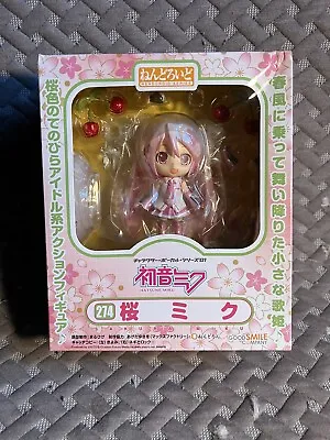 Nendoroid 274 Vocaloid Hatsune Miku Sakura Ver. Figure Good Smile Company • $80