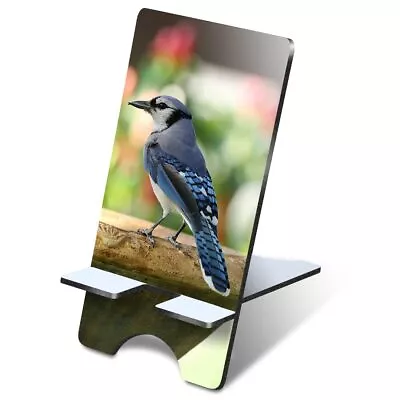 1x 3mm MDF Phone Stand Blue Jay Bird North America USA #21257 • £5.99