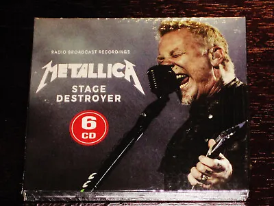 Metallica: Stage Destroyer - Radio Broadcast Recordings 6 CD Set 2023 Top UK NEW • $29.95