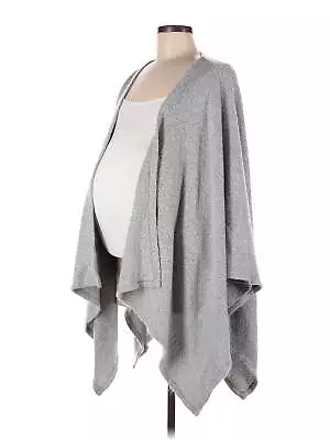 Isabel Maternity Women Gray Poncho One Size Maternity • $20.74