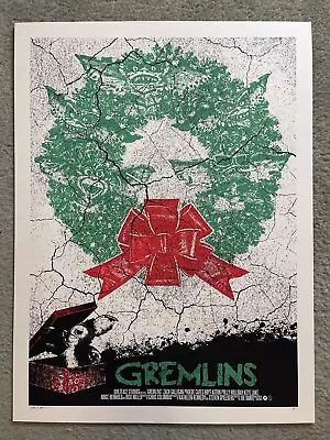 Gremlins Gizmo Joe Dante Christmas Horror Movie Qfschris Art Print Poster Mondo • $149.99