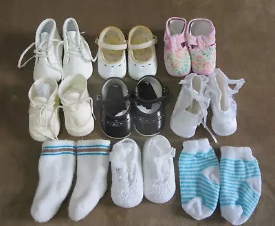 Vintage Baby/Doll Shoe Lot NB • $9.95