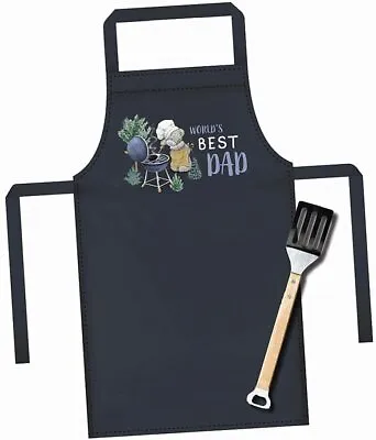 £14.99 • Buy Me To You Best Dad Apron And Spatula Bottle Opener BBQ Gift Set  Tatty Teddy