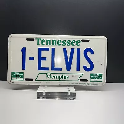 Elvis 1987 License Plate Memphis #890 1-8/8-16 • $12.97