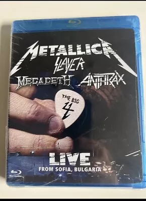 The Big 4 - Metallica Slayer Megadeth Anthrax Live From Sofia Bulgaria Blu-Ray • $72.43