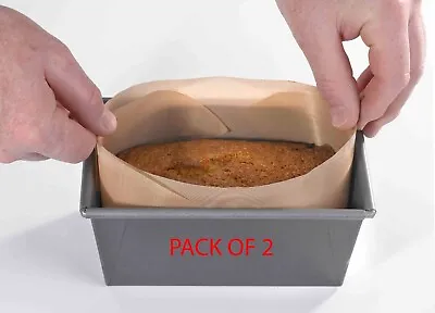 Loaf Tin Liner - Reusable - Non Stick - Fits 1lb And 2lb Tins - PACK Of 2 • £1.99