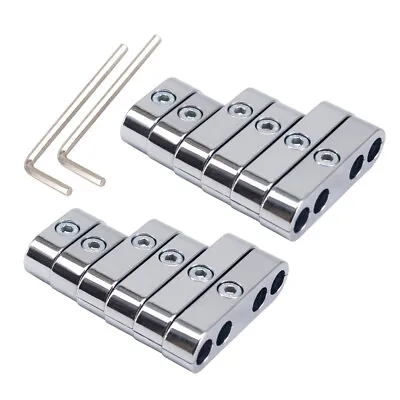 2Sets 7mm 8mm Chrome Spark Plug Wire Separators Looms For Mopar Ford Chevy • $9.85