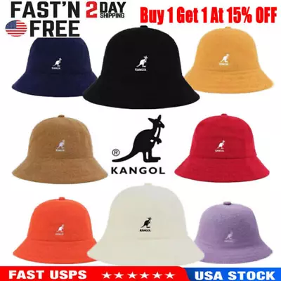 Fashion Classic Casual Bucket Hat CapSports Hat Kangol Bermuda Hip-Hop Men Women • $15.69