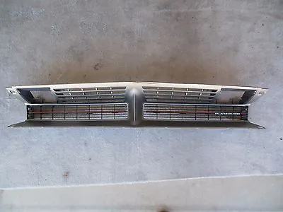 1970 Plymouth Barracuda Cuda Grille Grill Nos Argent Paint Emblems 2949558 • $2069.79