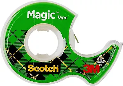 Scotch Magic Tape 3 Rolls Numerous Applications Invisible Engineered-AU • $9.37