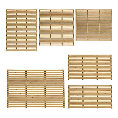 Decorative Privacy Panel Garden Fence Wooden Gate Fencing Border Edging Pinewood • £105.95