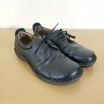 BOC Born Women’s Size 8 Black Leather Oxford Lace Ups Walking Shoes  • $19.99