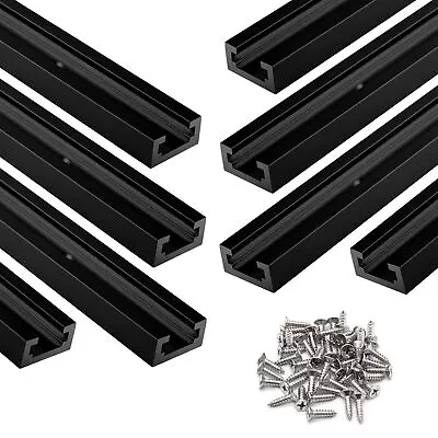 8PCS 48'' Aluminum Double-Cut T Track Universal For Woodworking Predrilled Holes • $68.99