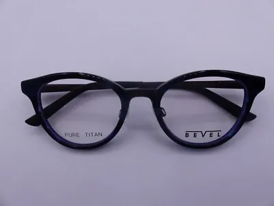 Bevel 2545 Corcovado Blue Purple/blue Horn Womens Eyeglasses Frames Sz 47-19-135 • $399.99