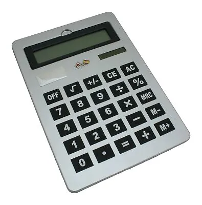 £19.99 • Buy Union UK Spain GIANT Calculator Battery Powered Personalised 600