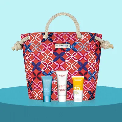 £20 • Buy Clarins In The Frow Gift Set - 3 Clarins Products - Gorgeous Bag 