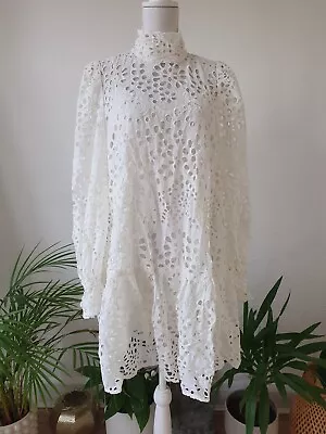 H&M Broderie Anglaise Dress  Size M New • $74.66