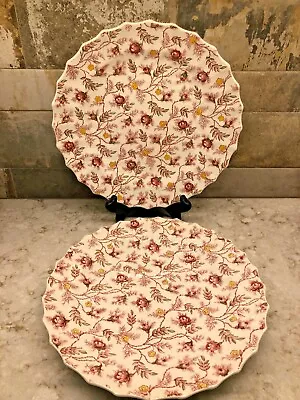 Spode Copeland Rosebud Chintz Dinner Plates..2 • $29.99