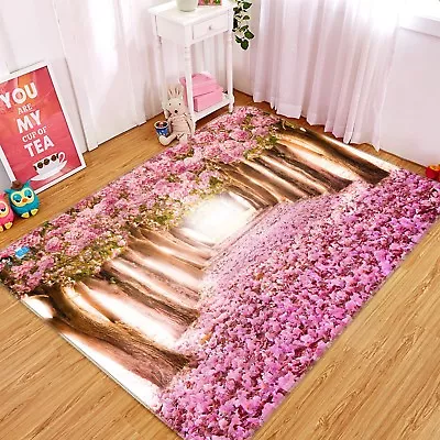 3D Cherry Blossom 744 Non Slip Rug Mat Room Mat Quality Elegant Photo Carpet AU • $195.71