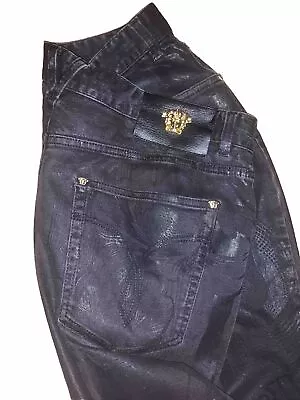 Gianni Versace Medusa Black Jeans Men's Made In Italy • $97