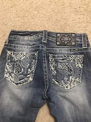 Ladies Relaxed Bootcut Miss Me Jeans Size 25 • $28