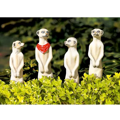 4 Meerkats Garden Ornaments • $34.95