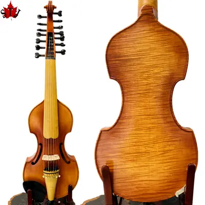 Baroque Style Song Professio Master 7×7 Strings 14  3/4 Viola D'Amore #12264 • $1169.10