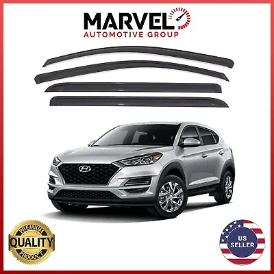 Smoke Window Sun Vent Visor Rain Guards Deflectors For Hyundai Tucson 2016-2020 • $28