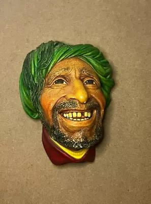 Vintage Bossons Head KURD Chalkware Wall Art Hanging Made In England • $24.99