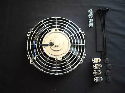  Thermo Fans Black 9 Inch Reversible 90 Watt Motors  • $19