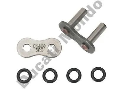 EK Chain Rivet Link 520 SRO6 O Ring Hollow Connection Motorcycle Joint Black MLJ • £7.03