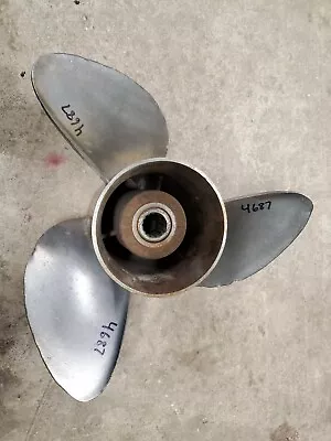 14 3/4  X 17p Omc Viper Stainless Propeller 176626 Evinrude Johnson P4687 • $111