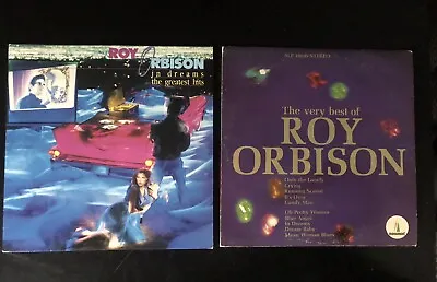 $12 • Buy 2 LP's  ROY ORBISON - In Dreams The Greatest Hits + The Very Best Of - Record 33