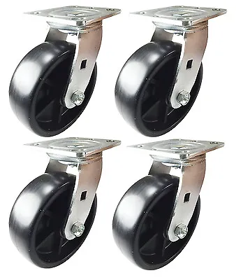 6  X 2  Heavy Duty Plastic Caster - 4 Swivels • $65.34