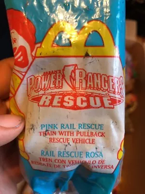 McDonalds Happy Meal Toy Power Rangers Rescue Pink Rail Rescue Sealed New • $4.98