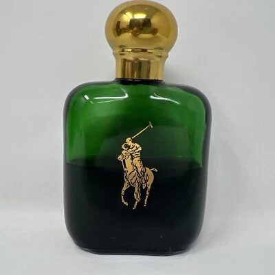 $105 • Buy VINTAGE Ralph Lauren Green Bottle POLO 4 Oz 118ML Cologne EDT COSMAIR 1/2 Full