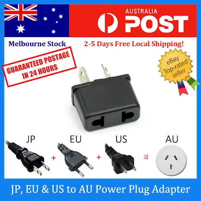 $5.99 • Buy Europe EU / Japan JP / US To Australia AU AC Power Plug Adapter Travel Converter