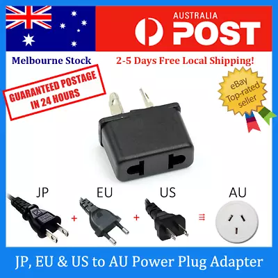 $5.99 • Buy Europe EU / Japan JP / US To Australia AU AC Power Plug Adapter Travel Converter