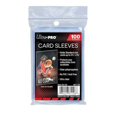 Ultra Pro Regular Soft Penny Card Sleeves - Pokemon MTG TCG 100 - 5000 Sleeves • £4.49