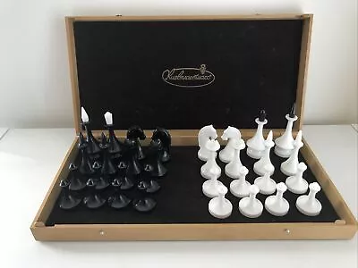 Vintage USSR Soviet Plastic Tournament Chess Set - Good Condition • $70