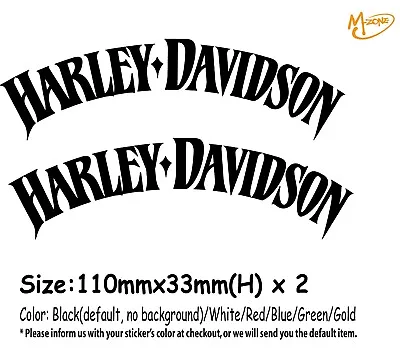 Harley Davidson Stickers Reflective Motorcycle Decals Stickers 11CM Best Gifts • $8.99