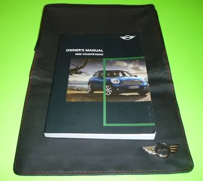 2012 MINI COUNTRYMAN OWNERS MANUAL SET GUIDE +case 12 COOPER S JCW FWD ALL4 • $44.99