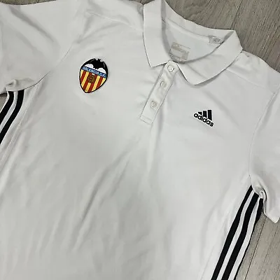 Adidas Valencia Football Club Polo Shirt. Size Large • £17.50