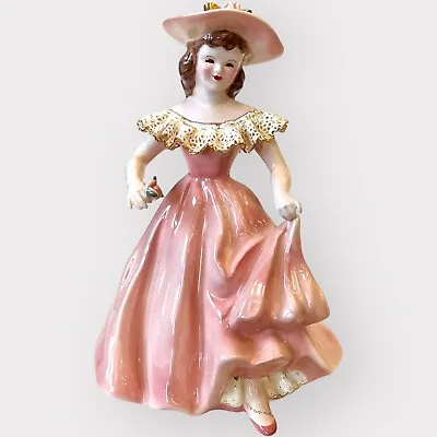 Florence Ceramics Tess Pink Dress 7.5  Figurine Pasadena CA Signed BJ • $39.99
