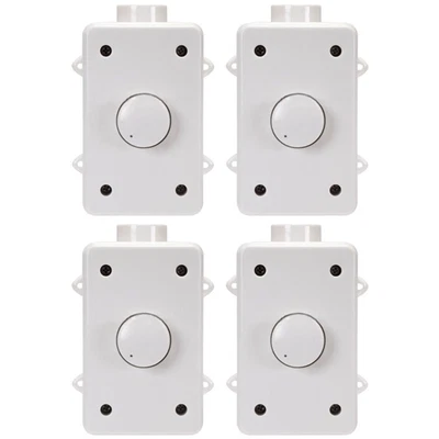 $116.21 • Buy 4x Outdoor Weatherproof Wall Mount Speaker Volume Controller RMS 100W White