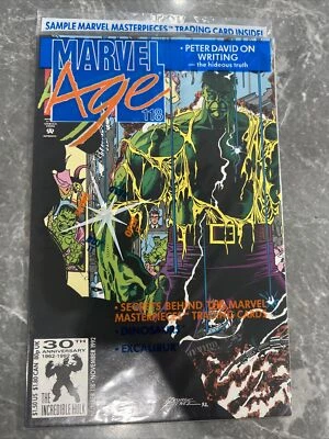 £9.83 • Buy MARVEL AGE #118 (1992) 1ST PREVIEW HULK FUTURE IMPERFECT! SEALED With CARD! HOT!